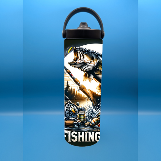 Fishing Life 20 oz. Sports Bottle