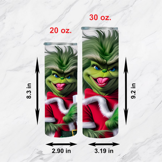 Lady Grinch Tumbler