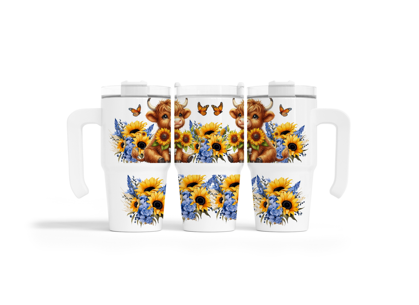 Baby Highland Cow 20 oz. Travel Mug