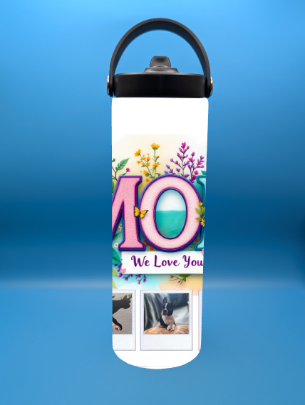 We Love Mom 20 oz. Sports Bottle