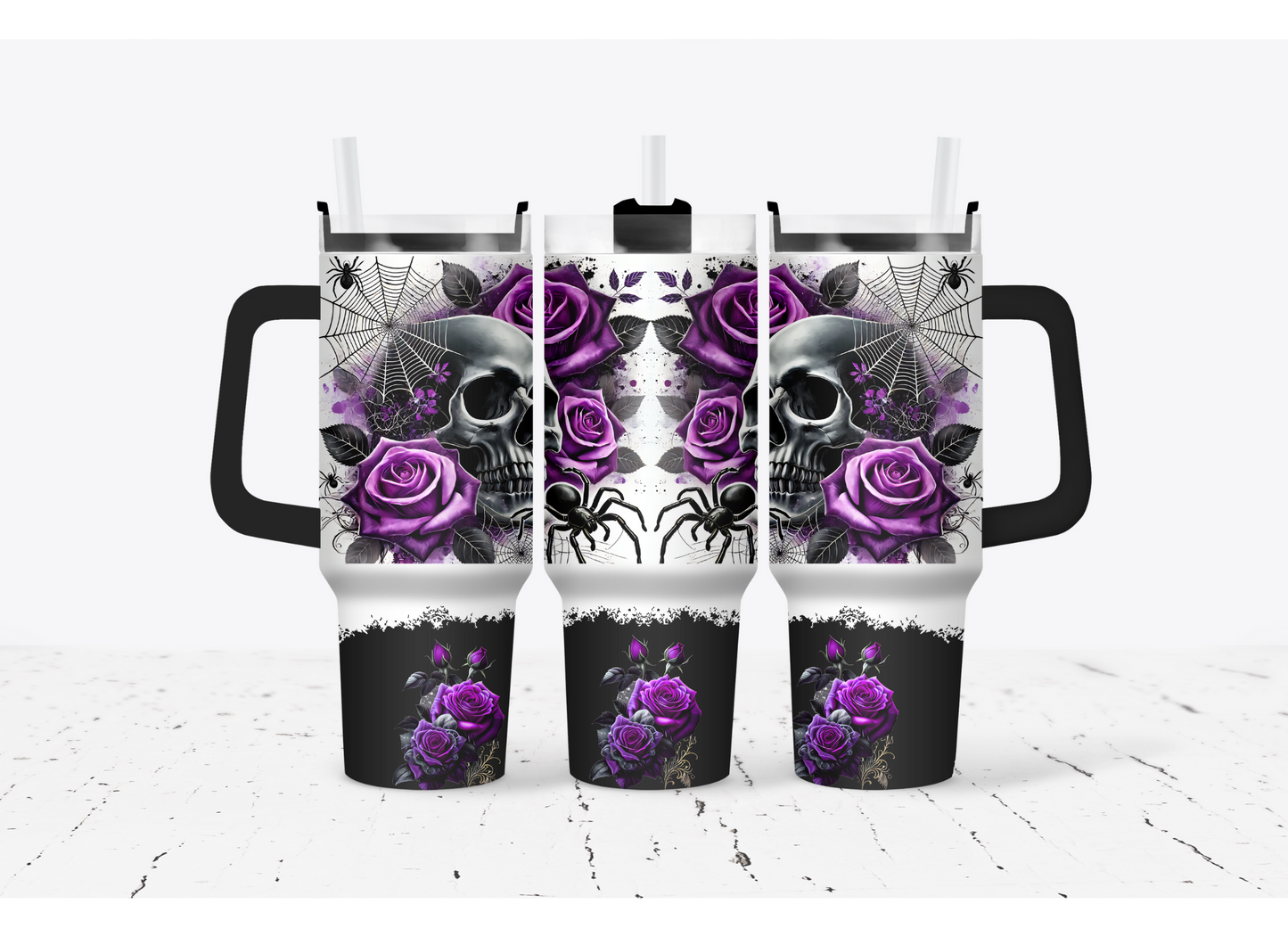 Gothic Skull 40 oz. Thirst Quencher Cup