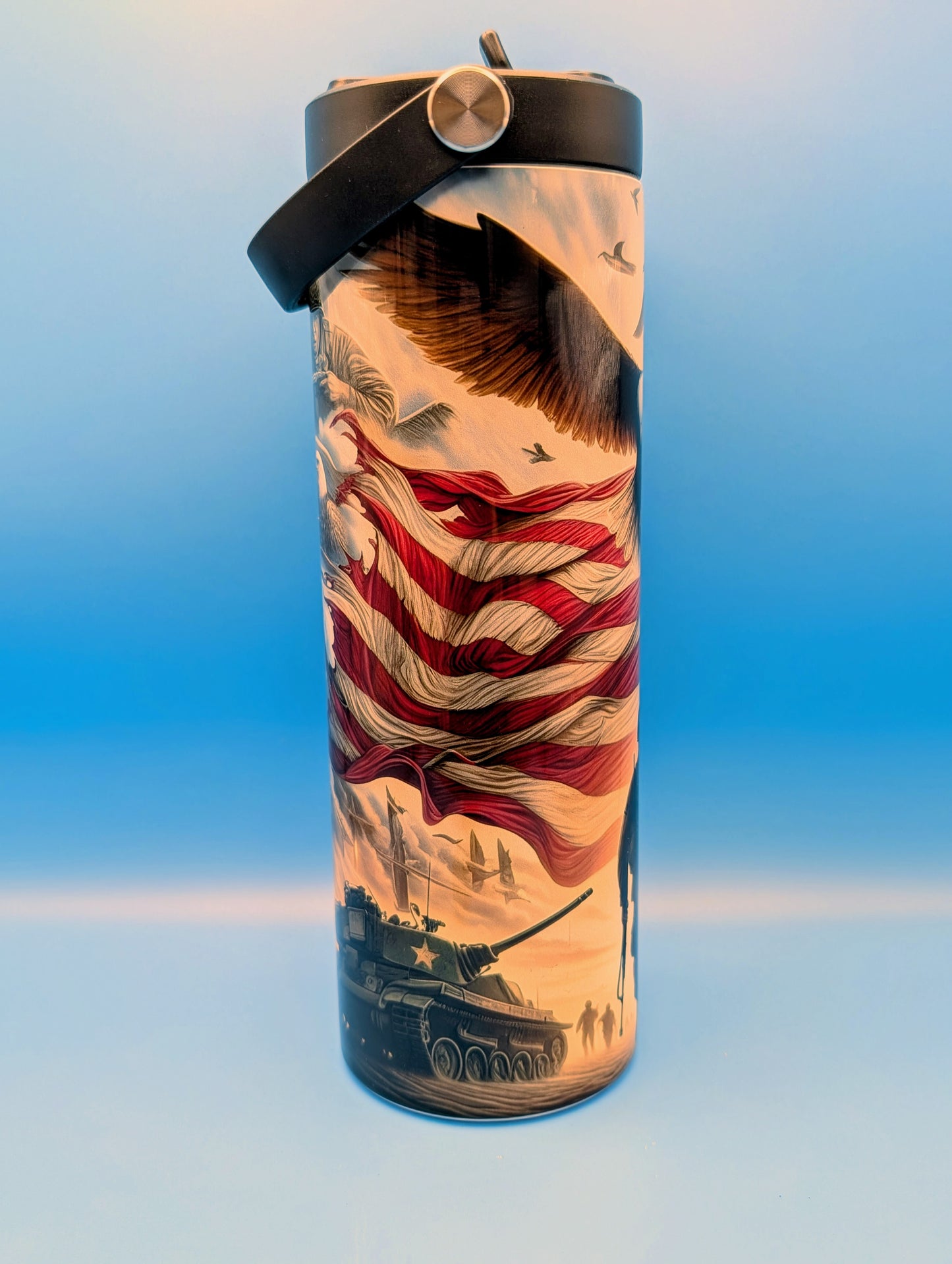 Military Pride 20 oz. Sports Bottle