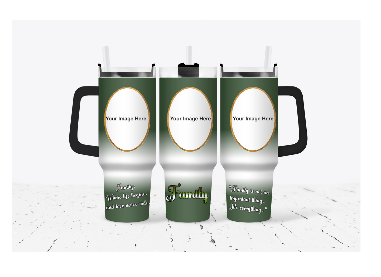 Family 40 oz. Custom Thirst Quencher Cup