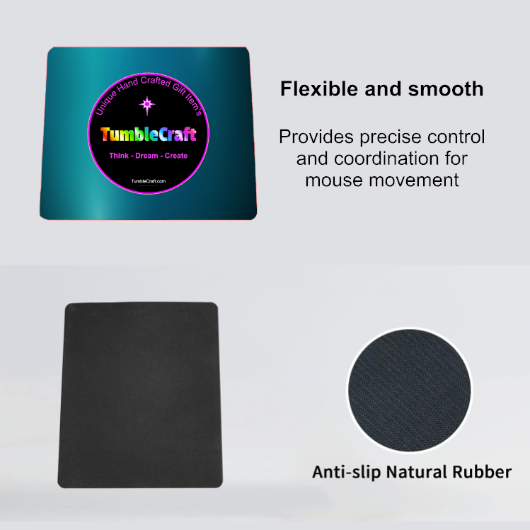 Rainbow Fox Mouse Pad