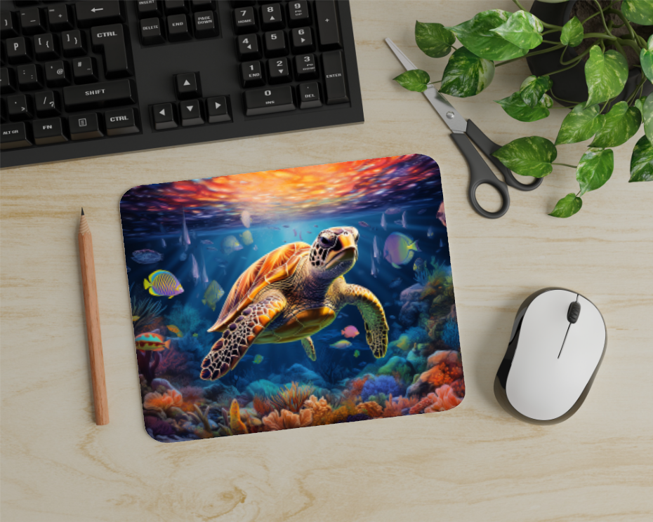 Sea Turtle Mouse Pad