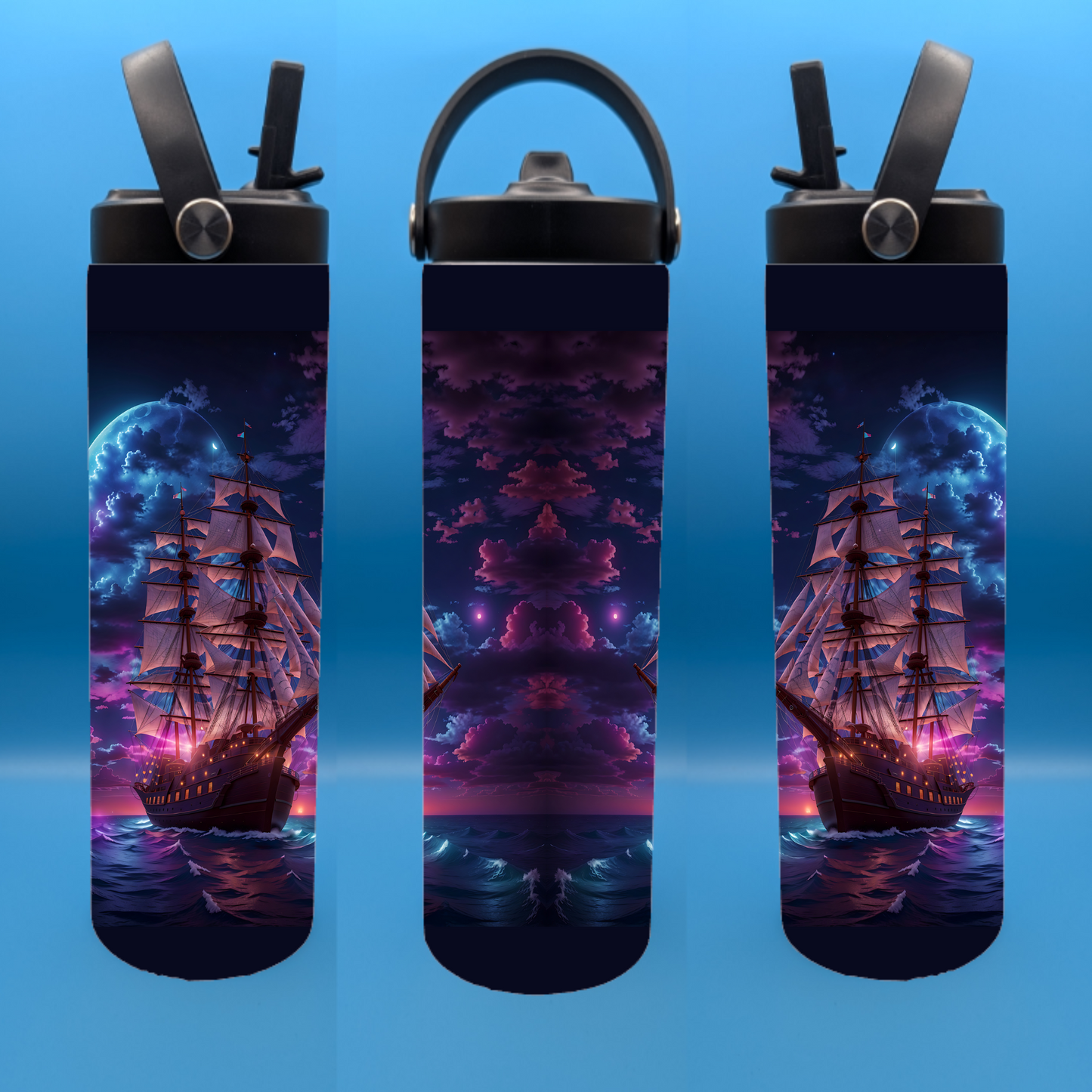 Ships in the night 20 oz. Sports Bottle