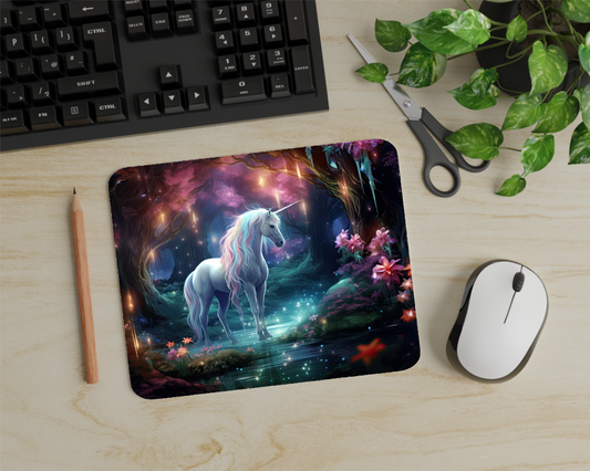 Mystical Unicorn Mouse Pad