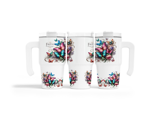 Faith over Fear 20 oz. Travel Mug