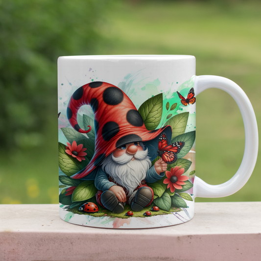 Springtime Gnome Coffee Cup