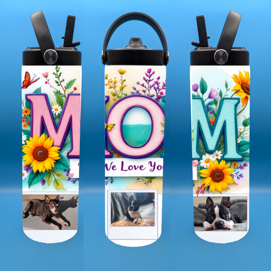 We Love Mom 20 oz. Sports Bottle