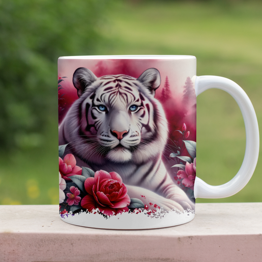 White Tiger Coffee Cup