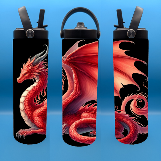 Fire Dragon 20 oz. Sports Bottle