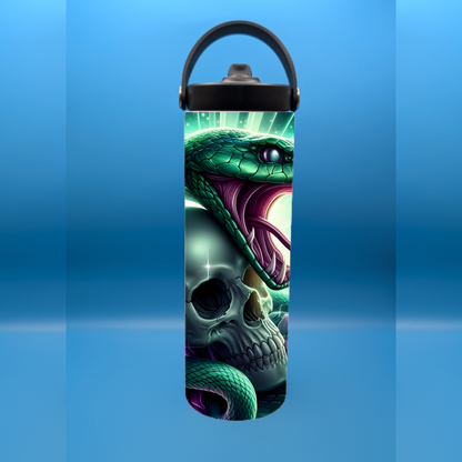 Cobra and Skull 20 oz. Sports Bottle