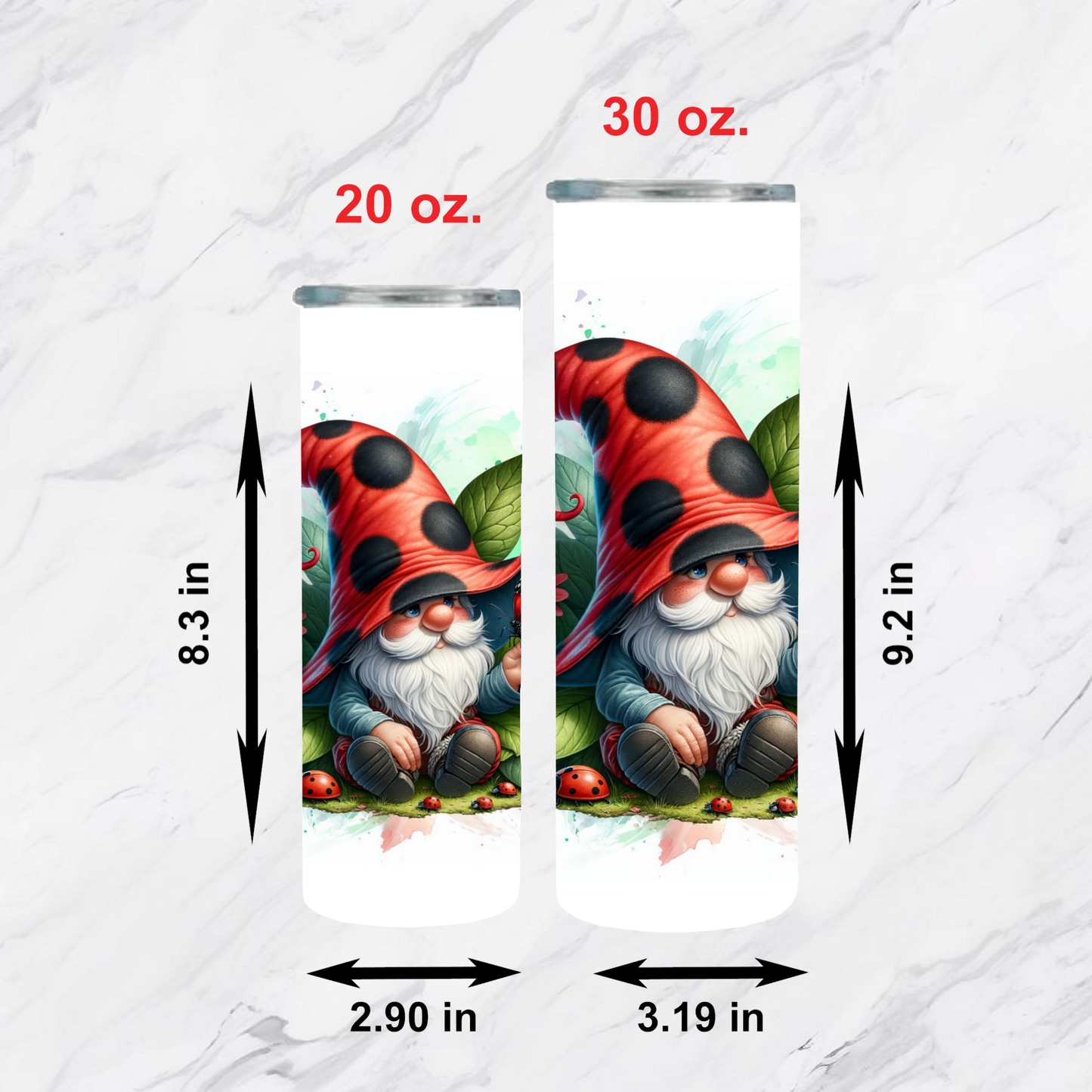 Spring Time Gnome Tumbler