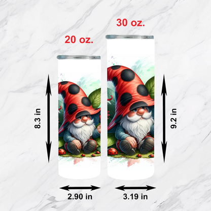 Spring Time Gnome Tumbler