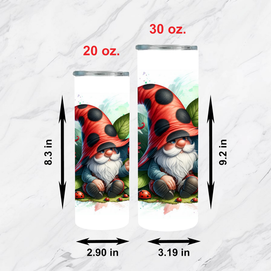 Spring Time Gnome Tumbler