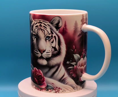 White Tiger Coffee Cup